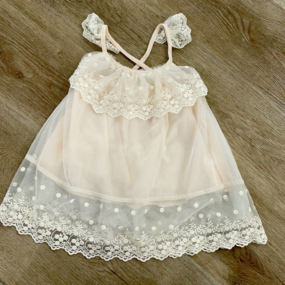 Lace tank top